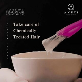 Whether you have dyed, permed, or straightened your hair, it is important to take care of it to keep it looking healthy and shiny.
 	 Expert Advice: How to Take Care of Chemically Treated Hair
 	 👍Avoid washing your hair every day to prevent stripping natural oils.
 	 👍Use sulfate-free shampoos and conditioners designed for chemically treated hair.
 	 👍Protect your hair from heat damage by using a heat protectant before styling.
 	 👍Get regular trims to prevent split ends and breakage.
 	 👍Consider deep conditioning treatments to nourish and hydrate your hair.
 	 "Good hair days start at A Cuts Studio."
 	 #acutsstudio #paradigmmalljb #ecobotanic #organicproduct