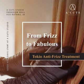Frizzy hair can be frustrating and difficult to manage, 
 	 especially in humid weather. 
 	 Fortunately, the Tokio Anti-Frizz Treatment can help tame frizz 
 	 and leave your hair looking smooth and shiny.
 	 【From Frizz to Fabulous: The Tokio Anti-Frizz Treatment】
 	 ❤ The Tokio Anti-Frizz Treatment is a professional salon treatment that helps to reduce frizz and smooth hair.
 	 ❤ The treatment uses a special blend of amino acids, collagen, and keratin to repair and strengthen hair.
 	 ❤ The Tokio Anti-Frizz Treatment can be customized to suit your hair type and concerns.
 	 ❤ The treatment lasts for several weeks and can significantly improve the texture and manageability of your hair.
 	 ❤ The Tokio Anti-Frizz Treatment is suitable for all hair types, including curly, wavy, and straight hair.
 	 "Good hair days start at A Cuts Studio."
 	 #acutsstudio #paradigmmalljb #ecobotanic #organicproduct