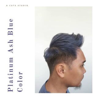 Ash Blue hair color
 	 Hair done by: Hao
 	 #acutsstudio #ecobotanic #paradigmalljb #bluehair #ashbluehair #menhairstyle